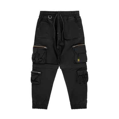 Pantalone State Of Mind " RETROFUTURE CARGO " Modulable Cargo Jogger Black