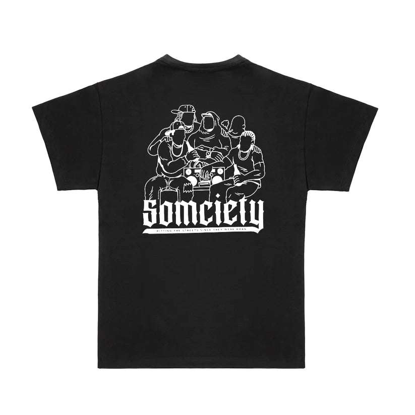 T-shirt state of mind  5OMCIETY " T-Shirt Black