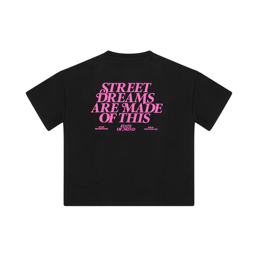T-Shirt State Of Mind " STREET DREAMS " T-Shirt Black