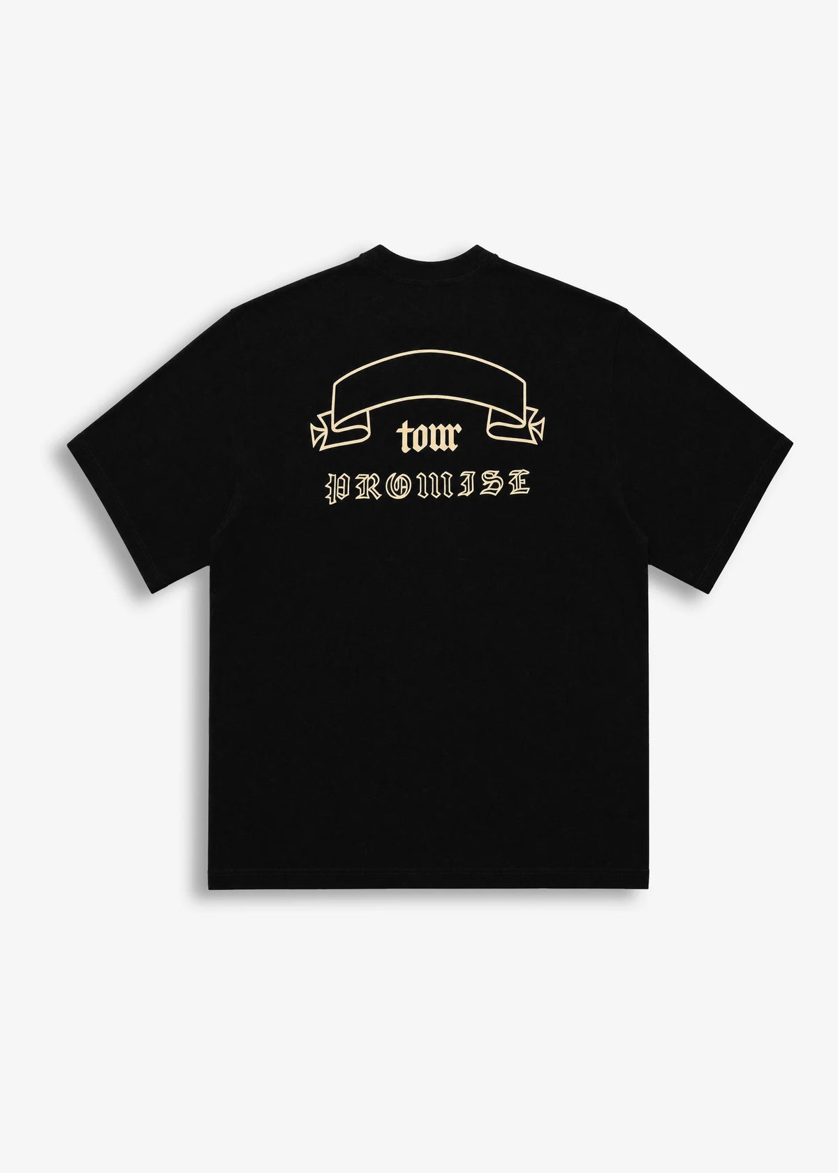 T-shirt Crop Face Nera Minimal Couture