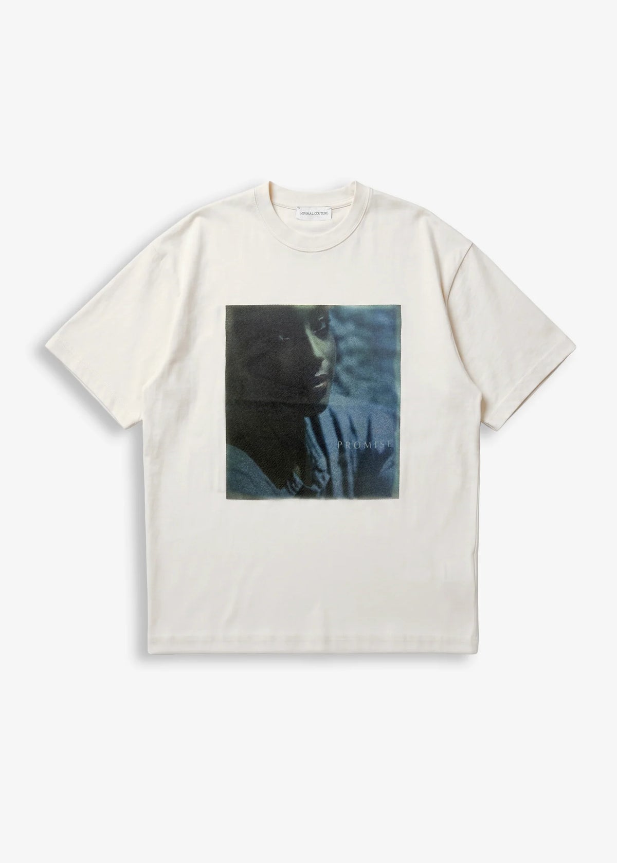 T-shirt Crop Face Bianca Minimal Couture