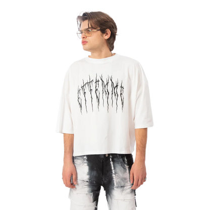 T-shirt Cropped tee "Wean" White Effemme Exclusive Lab- EFFEMME EXCLUSIVE LAB