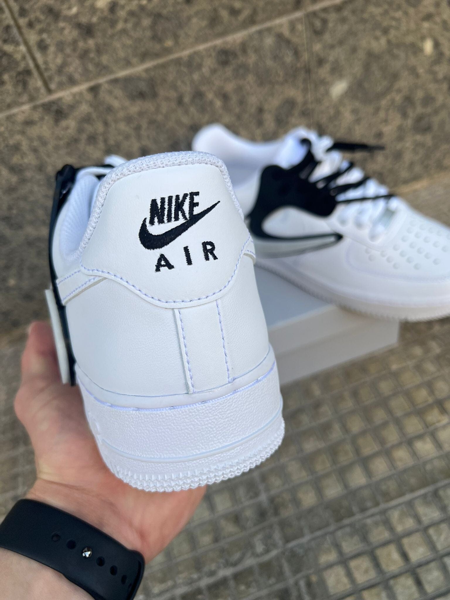 nike air force 1 custom - swoosh 3D