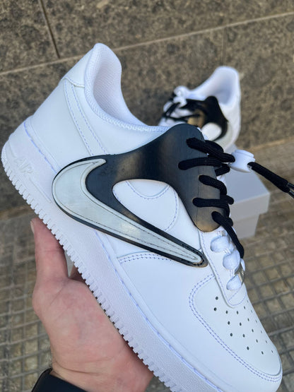 nike air force 1 custom - swoosh 3D