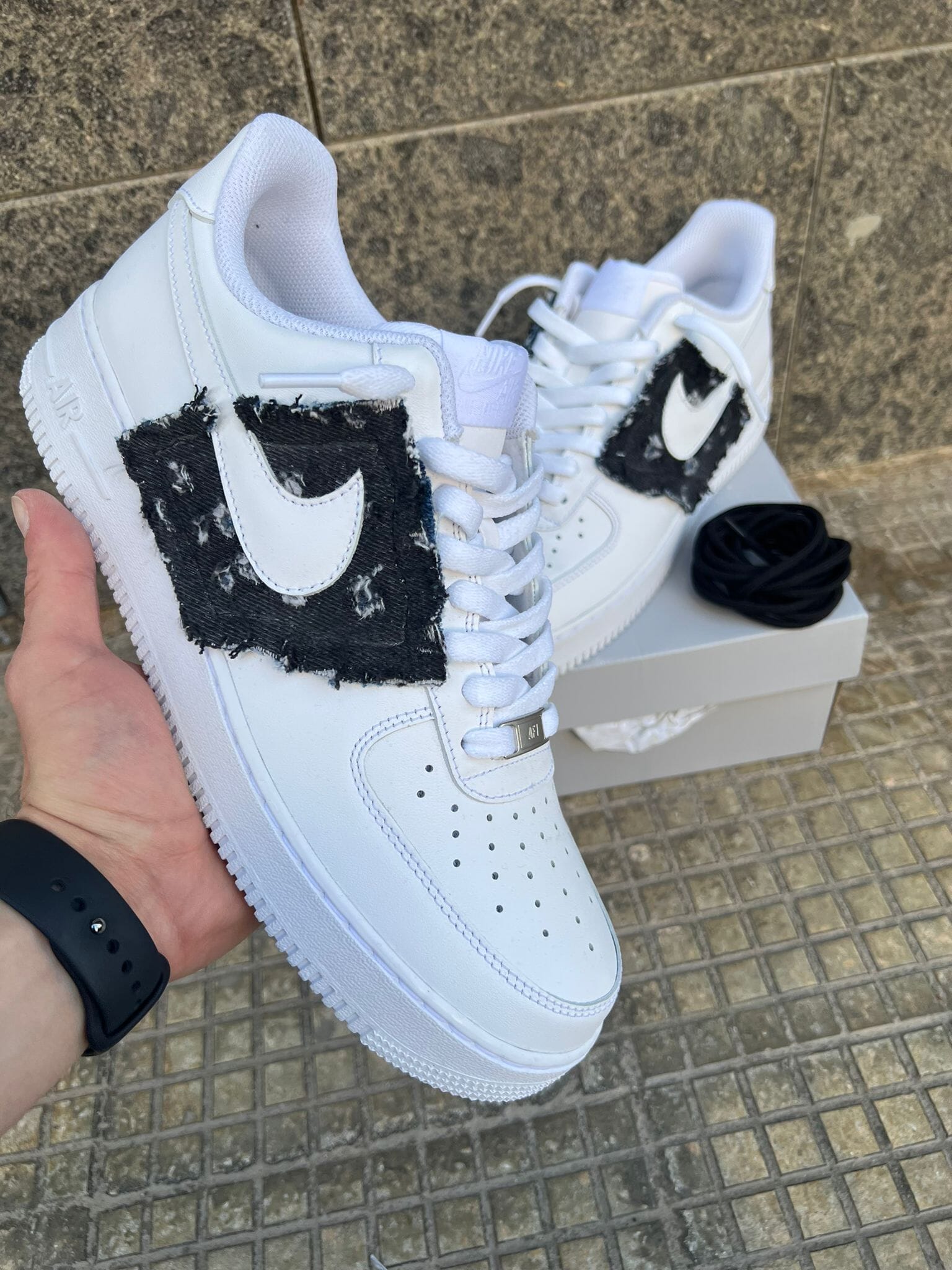 nike air force 1 custom - JEANS