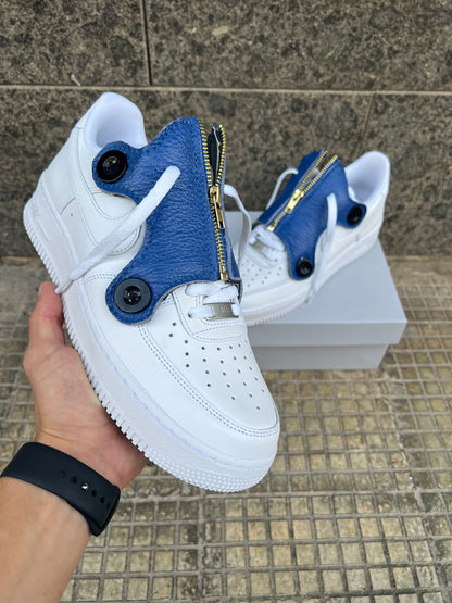 Nike air force 1 custom pelle