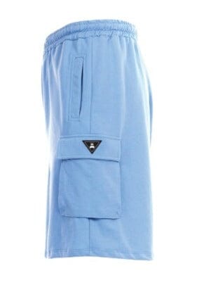 Pantaloncino Butnot tasconi e patch azzurro