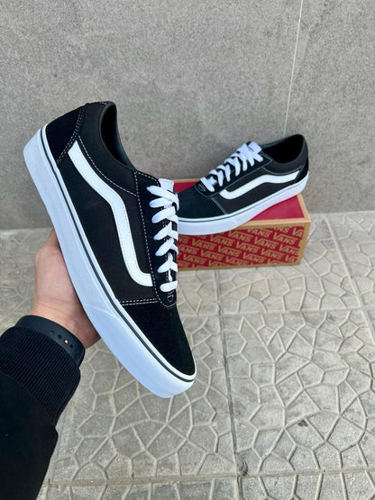 Scarpe Vans Vans Ward Canvas Nere Vans Ward Da Uomo Nera Old Skool