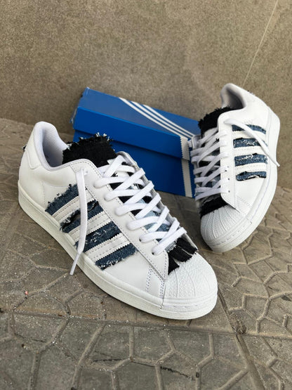 Adidas superstar custom - in jeans