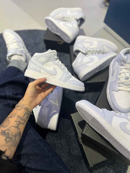 Jordan 1 Mid Cobalt Bliss/Neutral Grey/Bianco