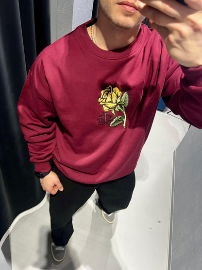 Felpa Lovegang Rose Crewneck BX