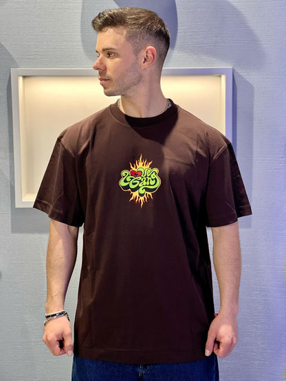 T-shirt Lovegang Surf Brown