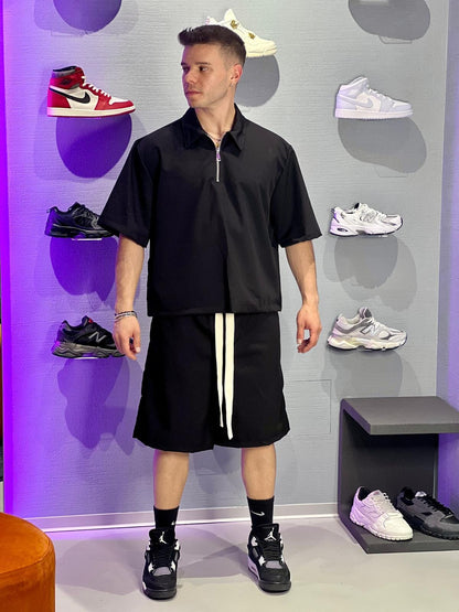 Coordinato Boxy mezza zip