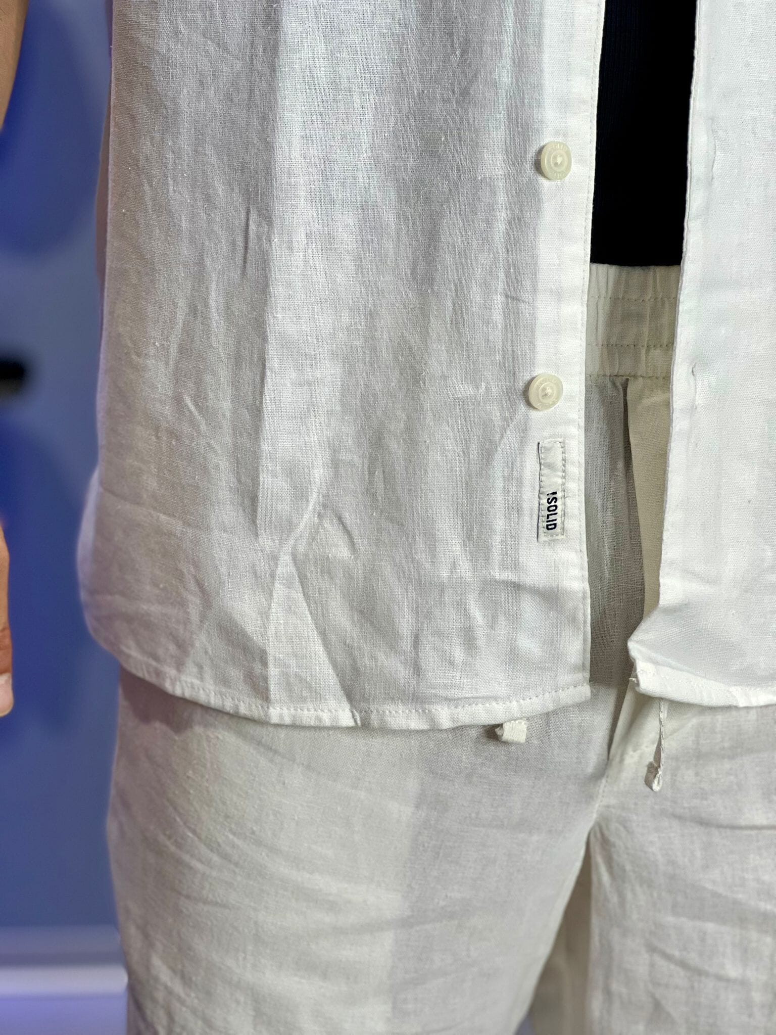 Camicia Solid Off White