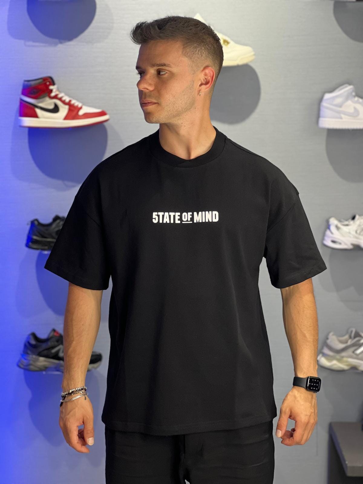 T-shirt 5tate of mind box logo black