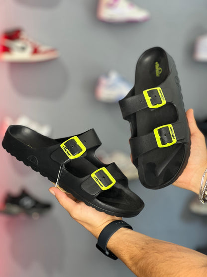 Ellesse Ciabatte Gommata Nera/fluo