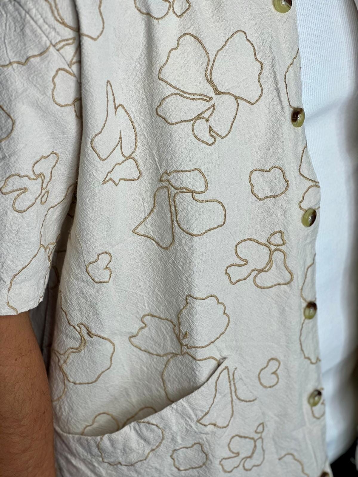 Camicia Solid Oatmeal