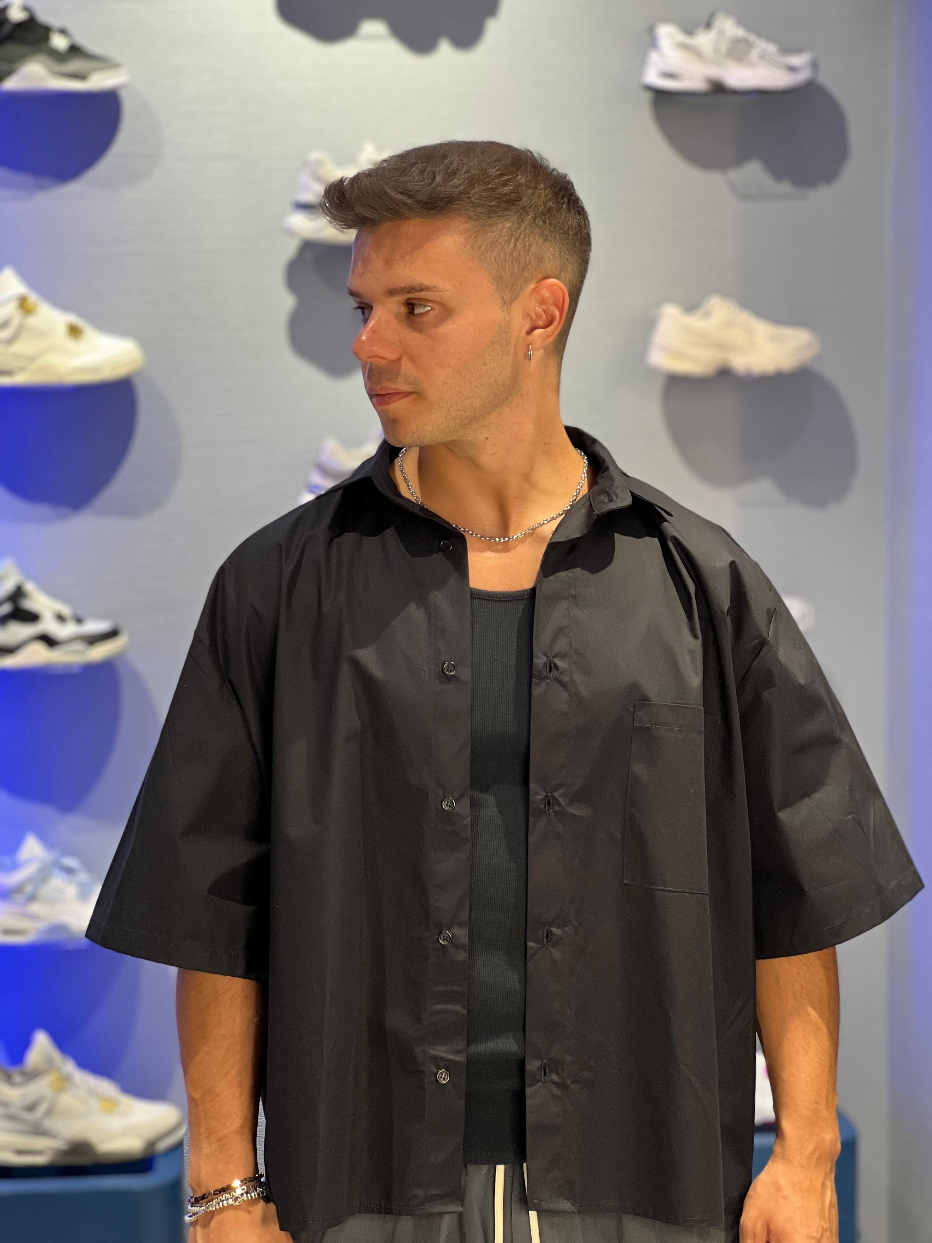 Camicia Boxy Black