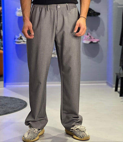 Pantaloni Uomo Relaxed Fit – Grigio Elegante