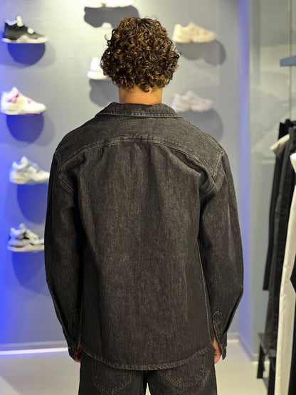 Giacca in Denim Nero – SOLID