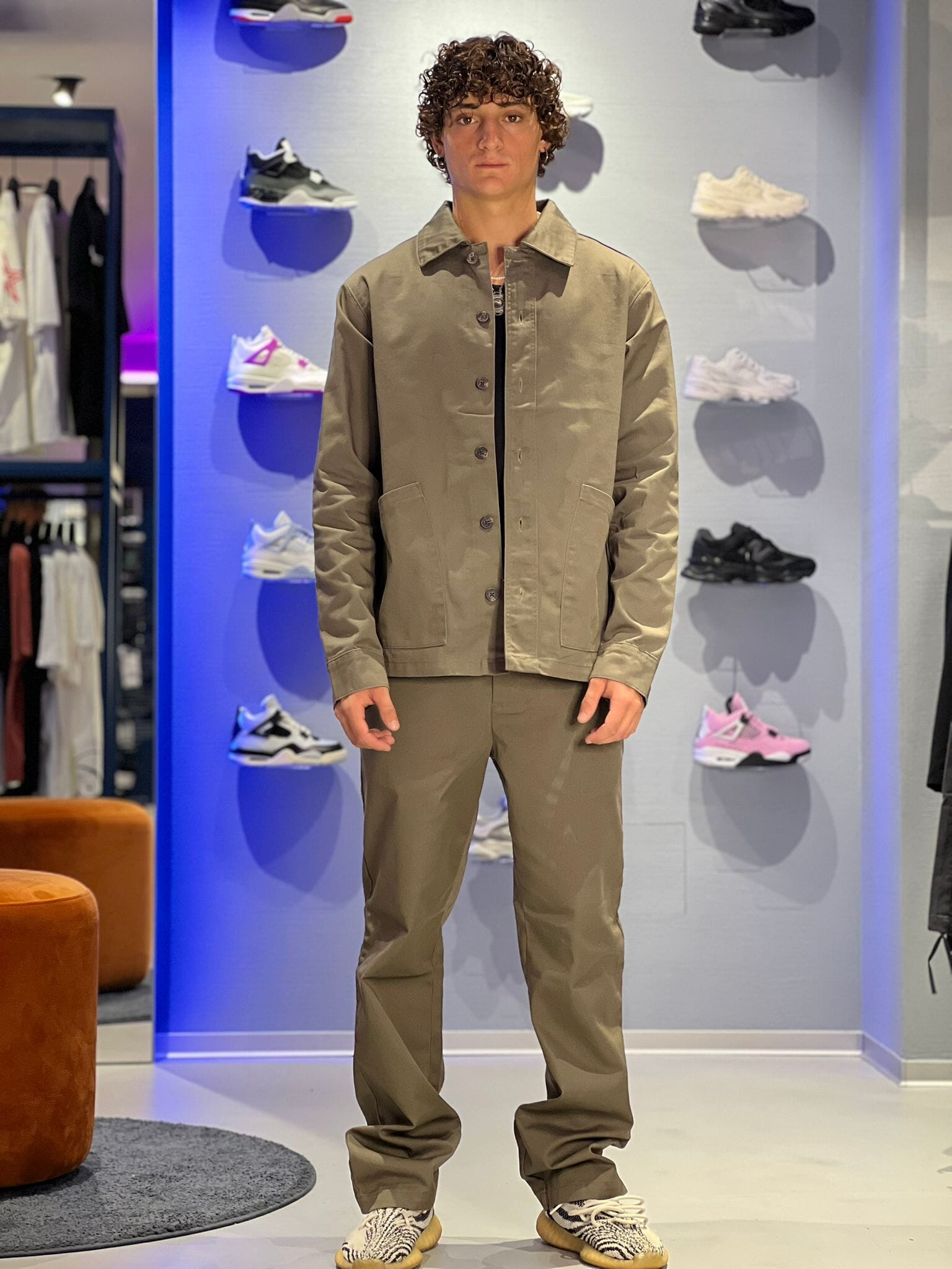 Giacca Solid Stile Workwear Fango