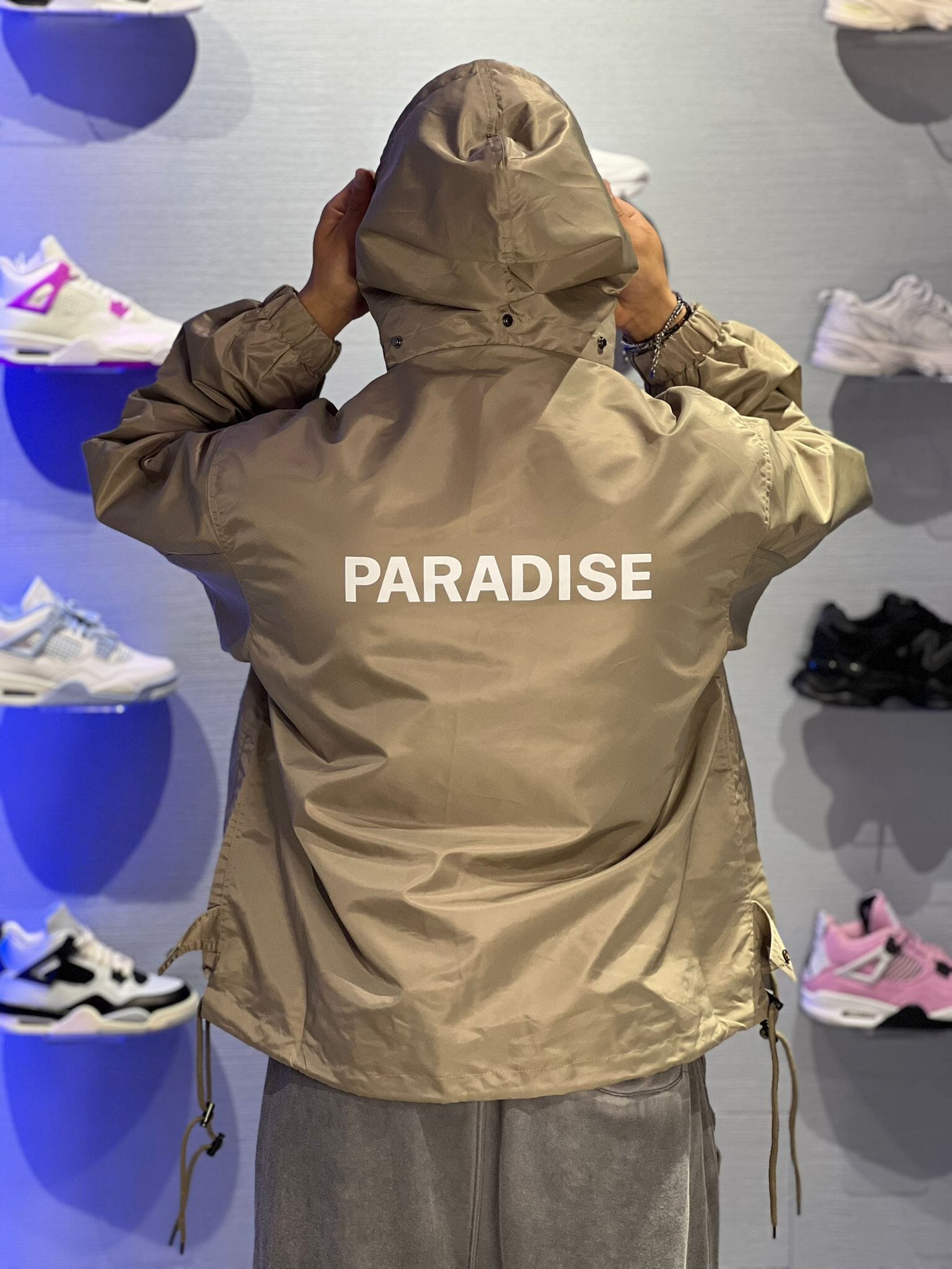 Giacca Antivento "PARADISE" Beige