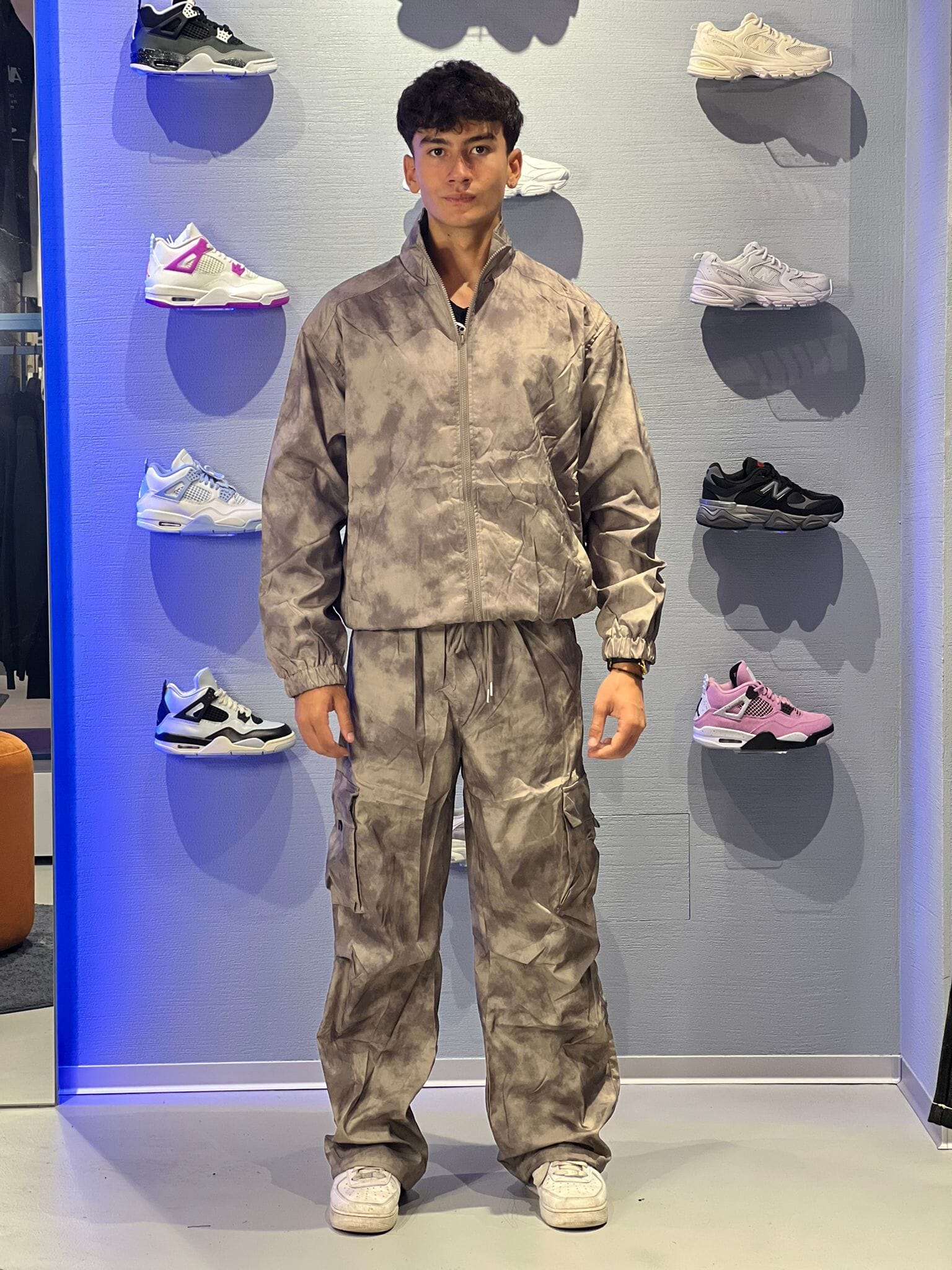 Coordinato Cargo Tinta Cloud – Giacca + Pantalone