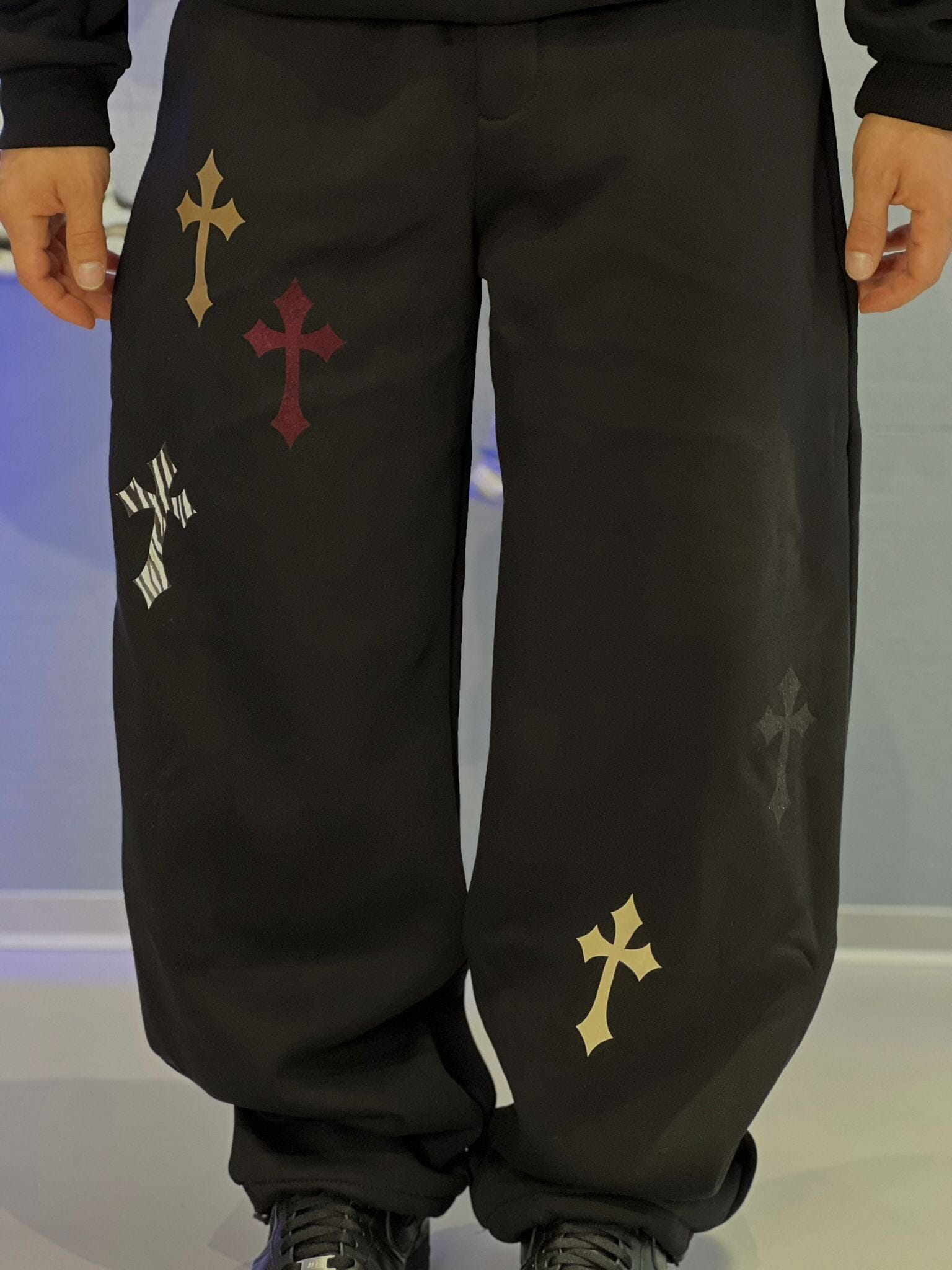 Coordinato tuta Croci Nera