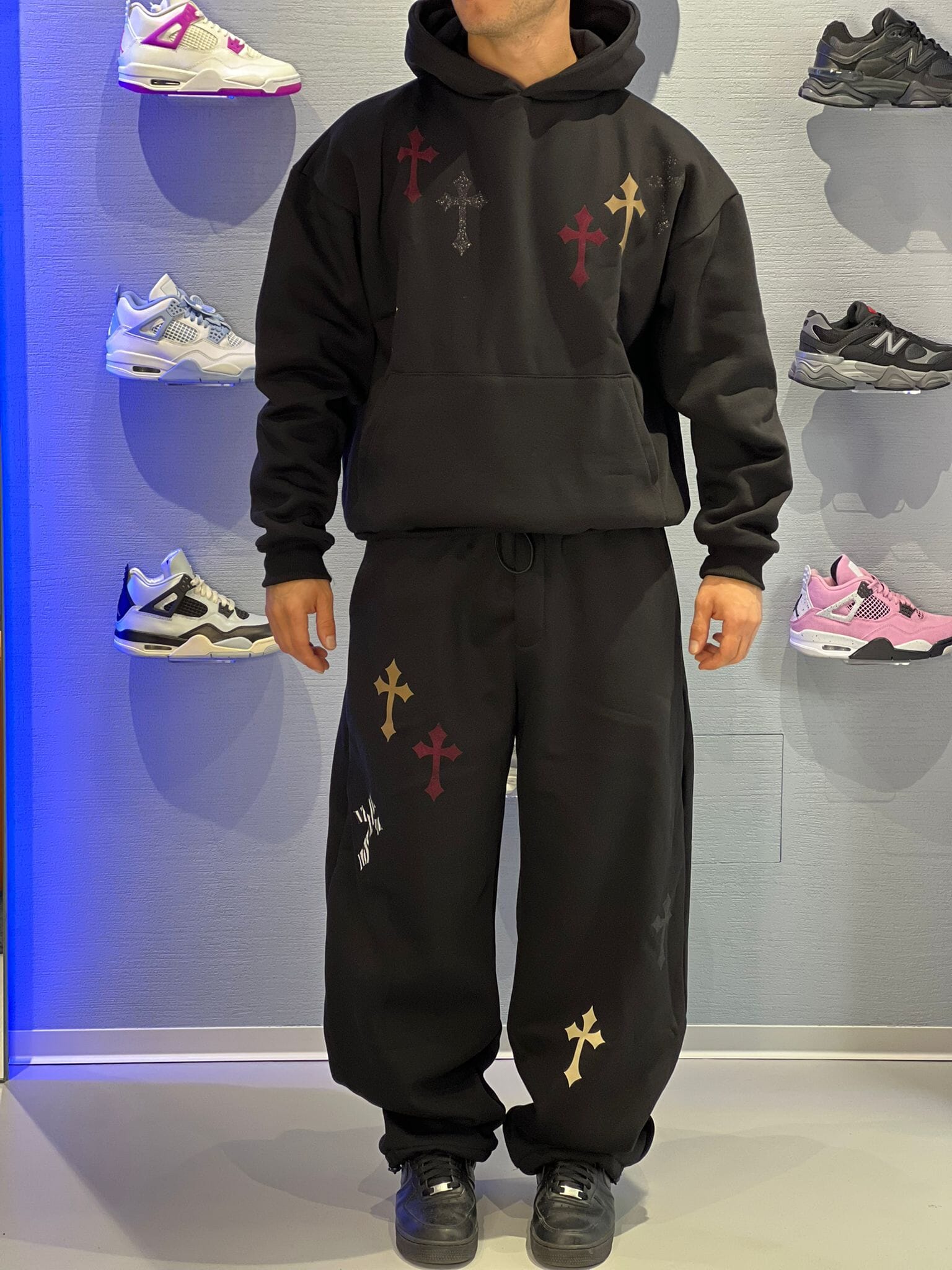 Coordinato tuta Croci Nera