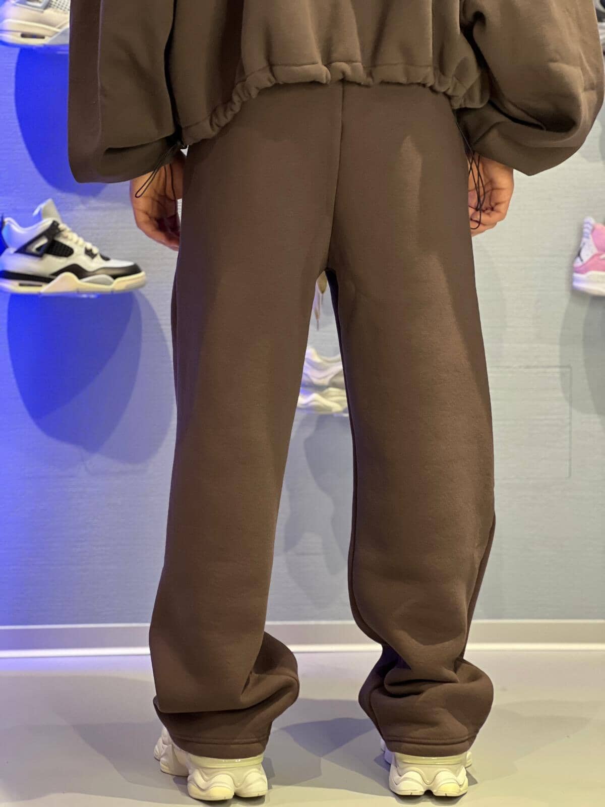 Pantalone Tuta Oversize – Cioccolato