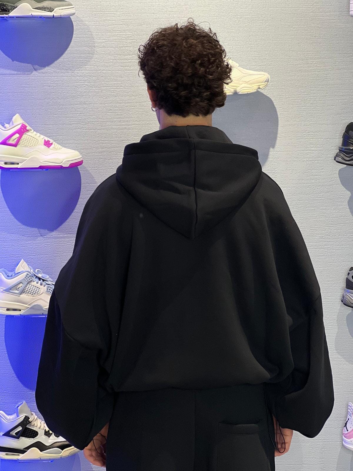 Felpa Zip Japan Nera