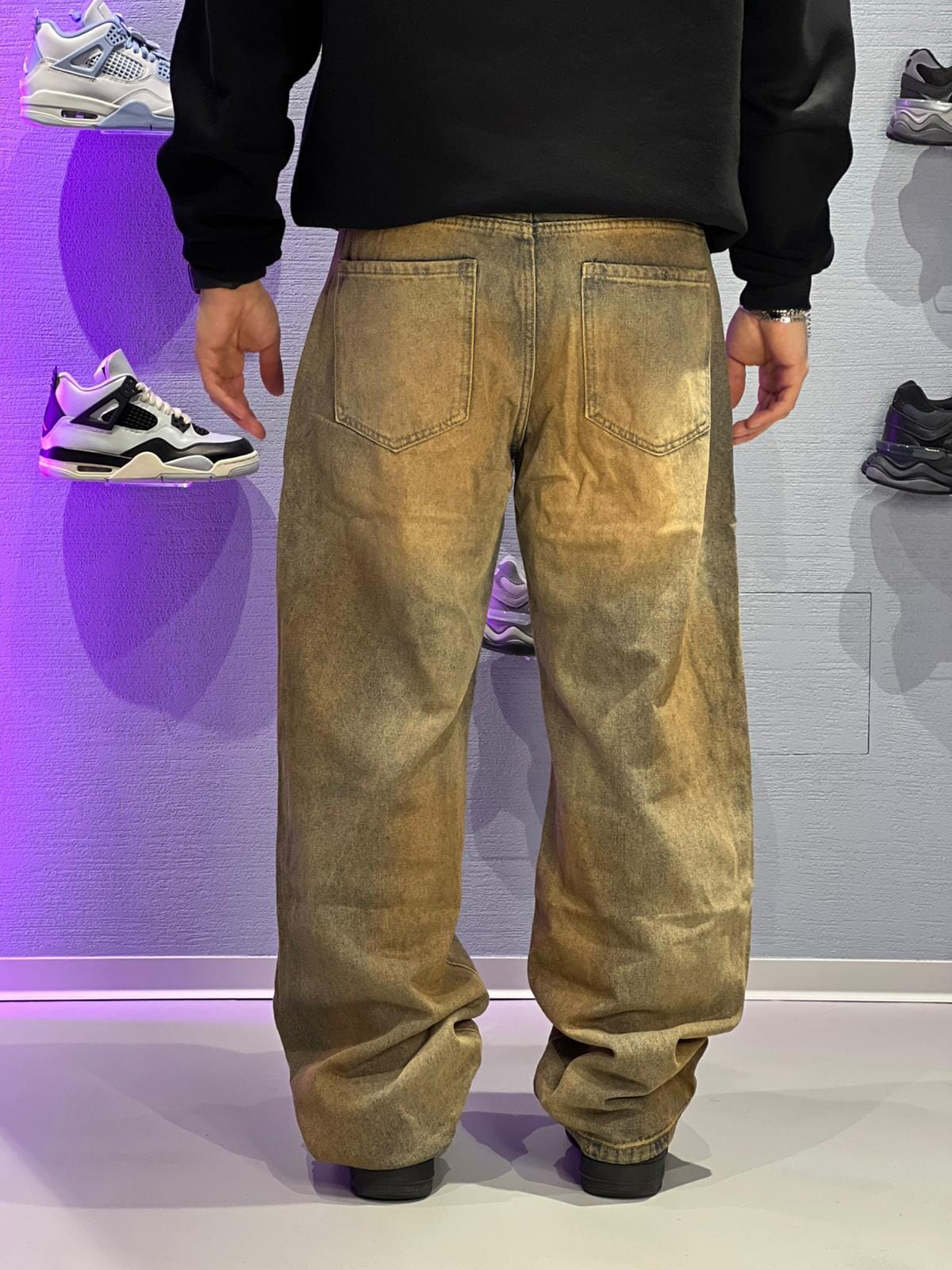 Jeans Wide Fit Vintage Washed