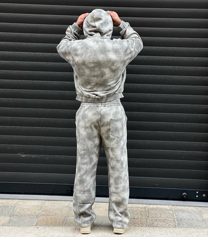 Coordinato Tuta Marmorizzata Grigia