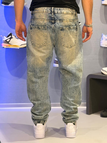 Jeans regular fit stone washed