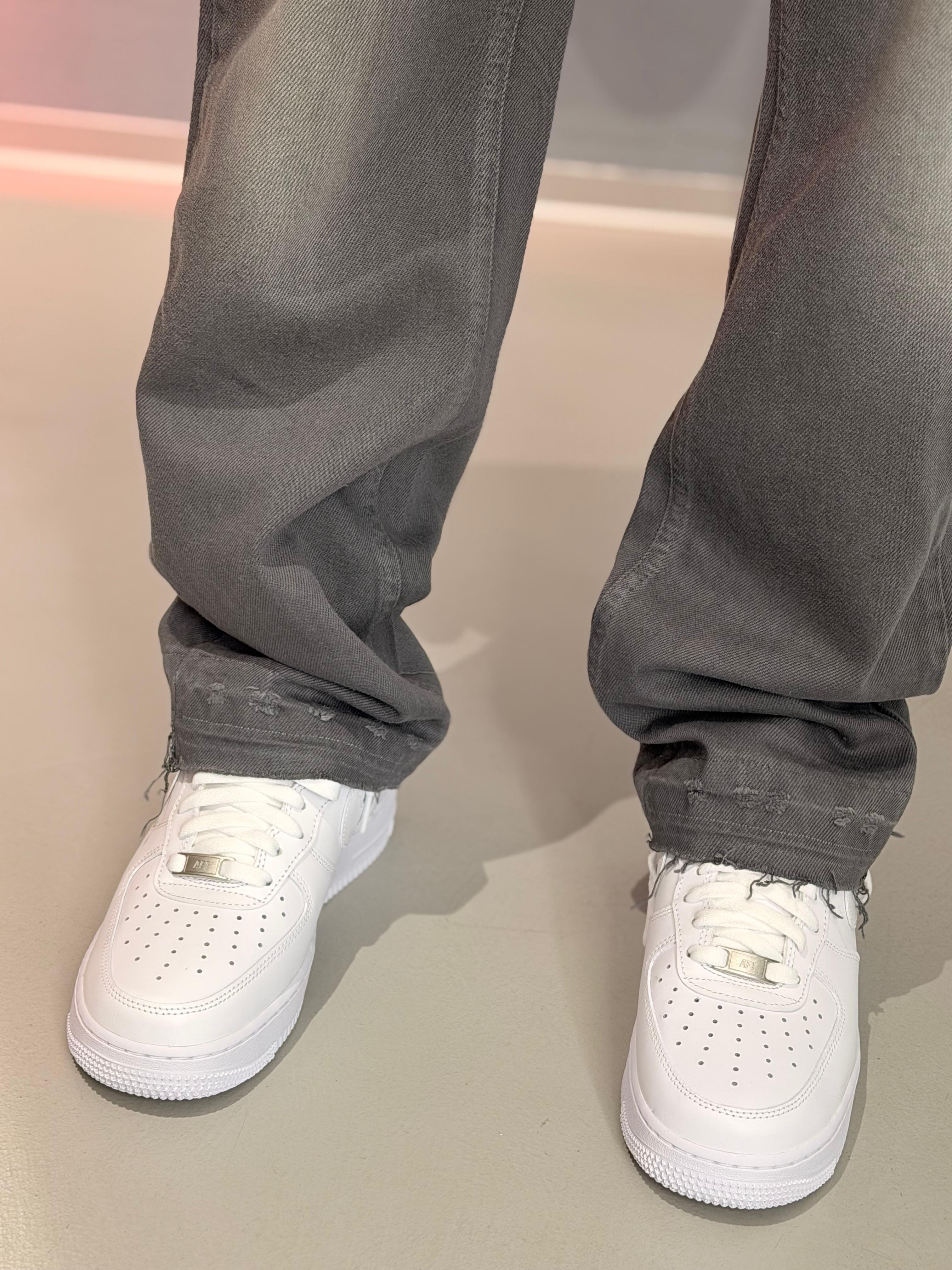 Jeans Straight Fit Raid Grigio Cianotic