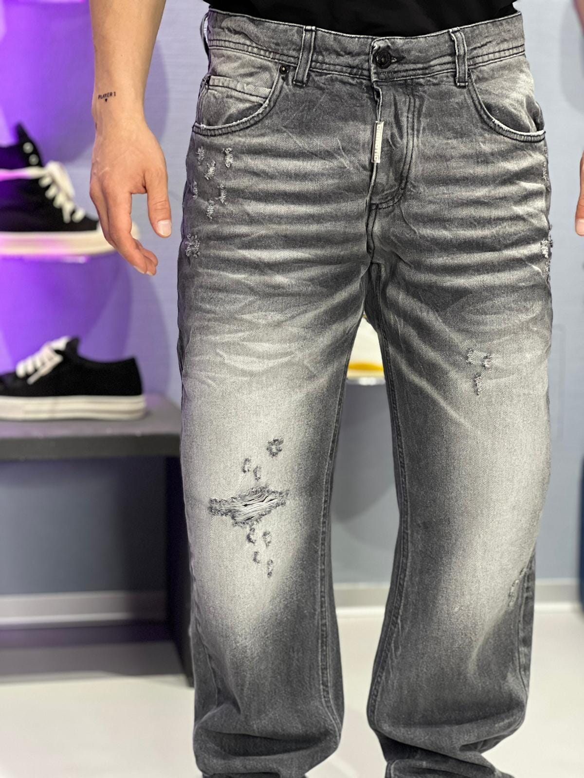 Jeans Straight Fit Urban Fade Cianotic