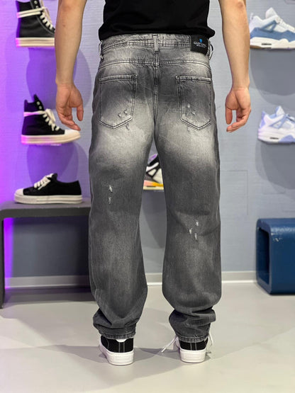Jeans Straight Fit Urban Fade Cianotic