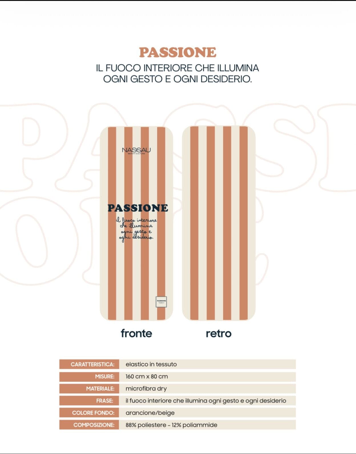 Nassau Beach Culture Telo Mare Passione