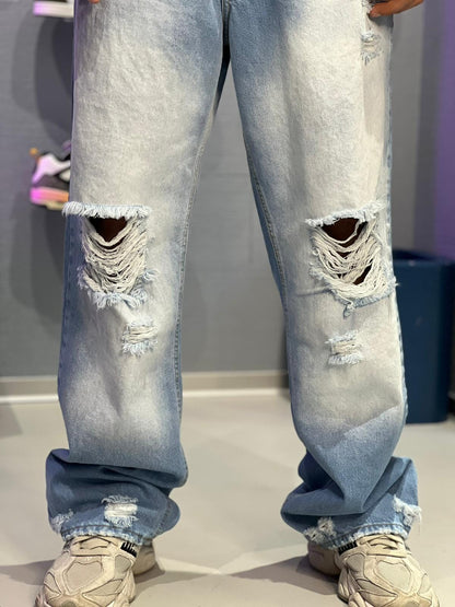 Jeans Baggy Broken Effemme