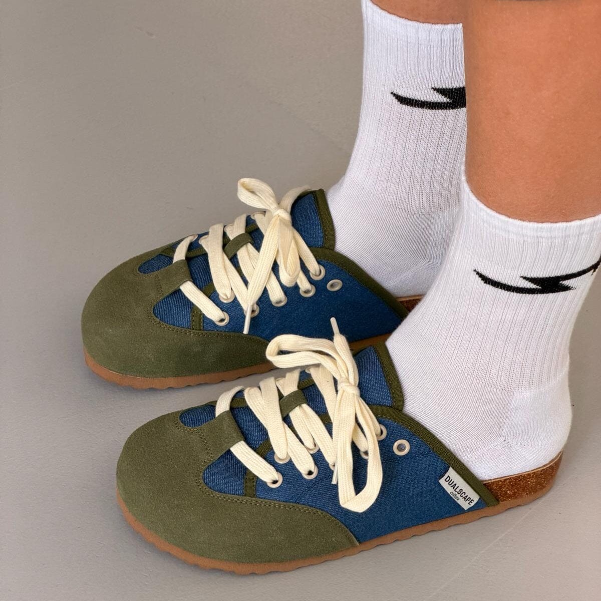 Dualscape Sabot Verde/Jeans C04