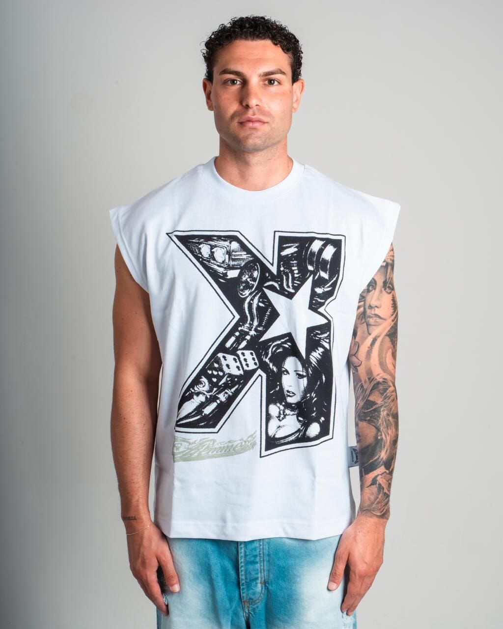 Smanicato Effemme Tee K White