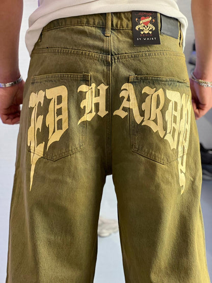 Jeans Ed Hardy Tattoo City Bleach