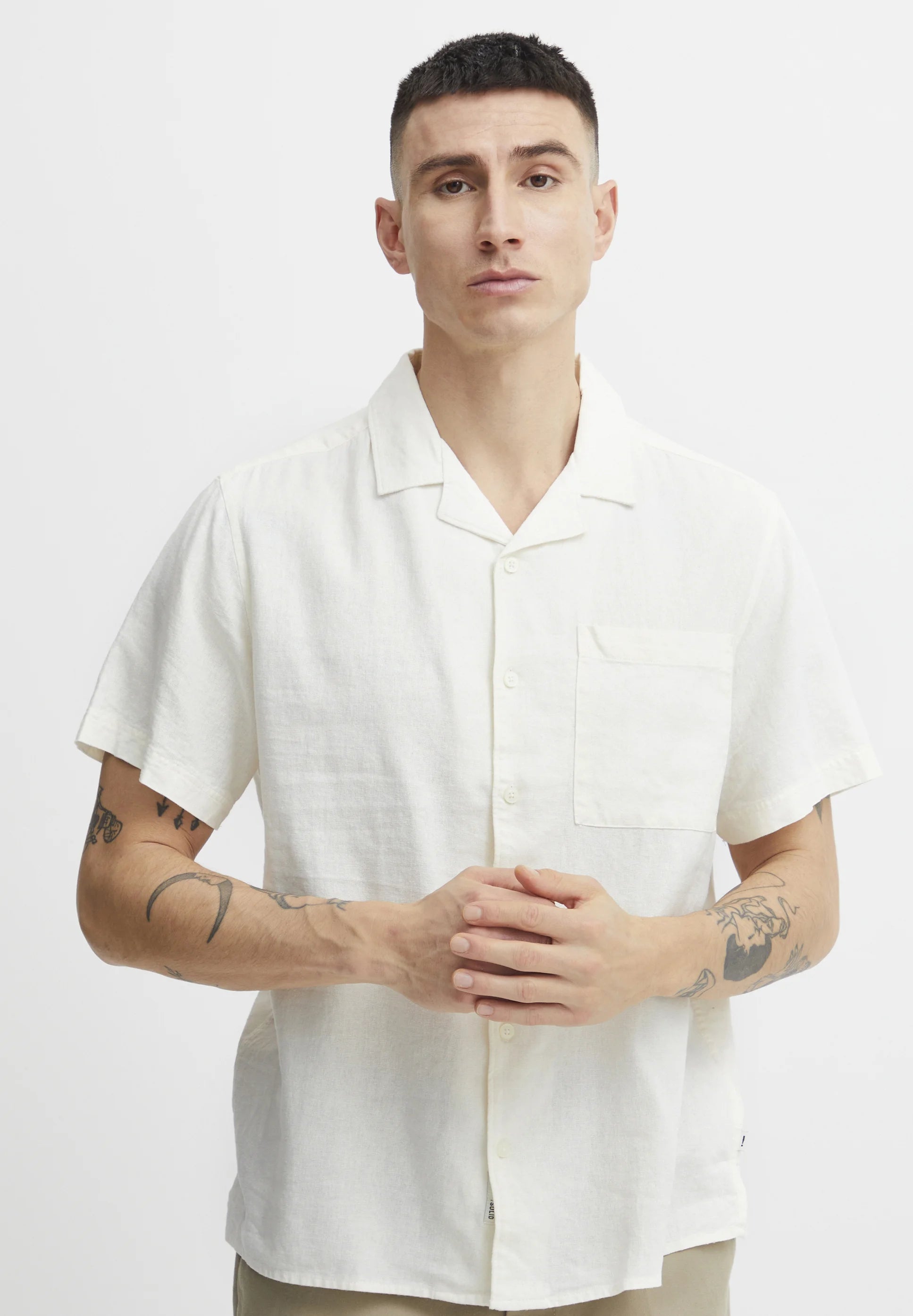 Camicia Solid Off White