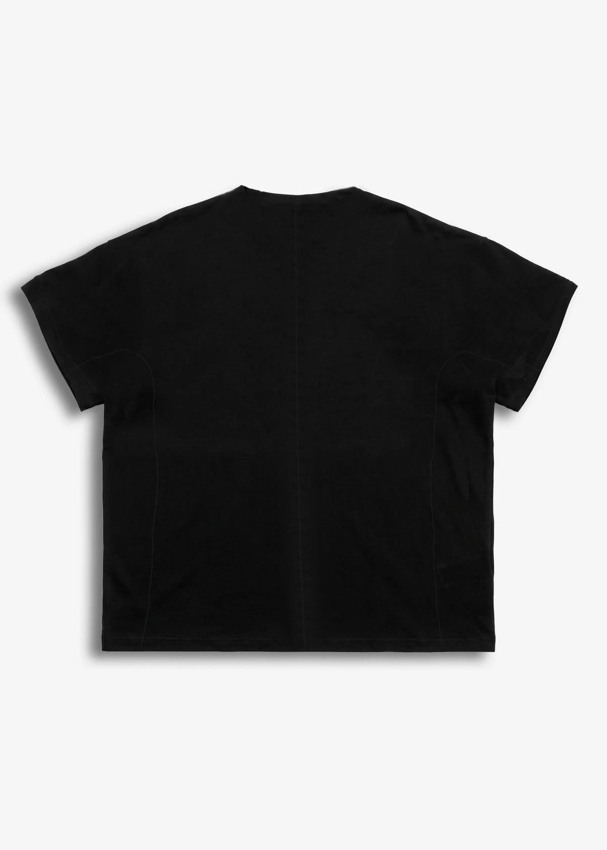 T-shirt Crop Over Nera Minimal Couture