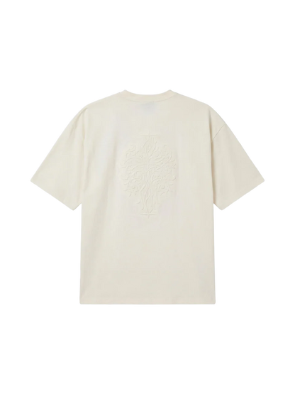 T-shirt PXP con motivo in rilievo Panna
