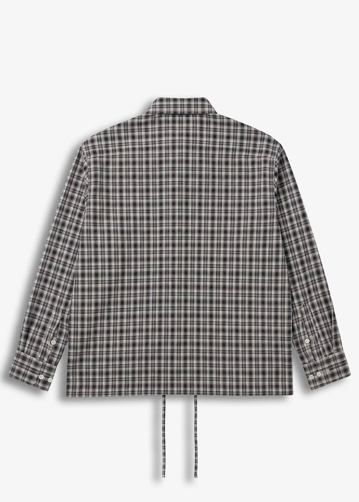 Camicia Check Minimal Couture Nera