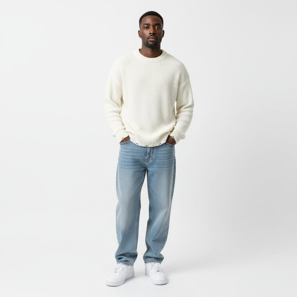 Maglione Bianco Basic