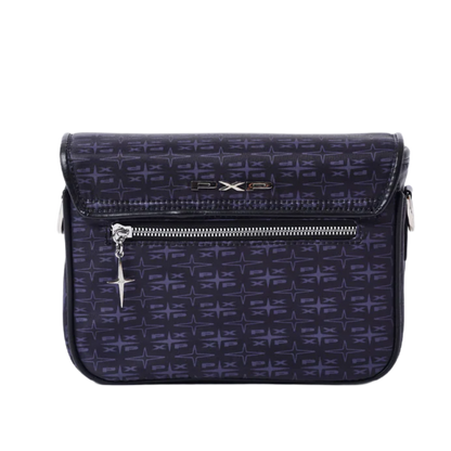 Borsa Crossbody PXP monogramma nera