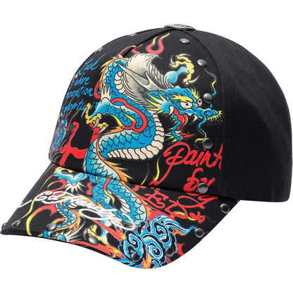 Ed Hardy Blue Dragon Black Cap