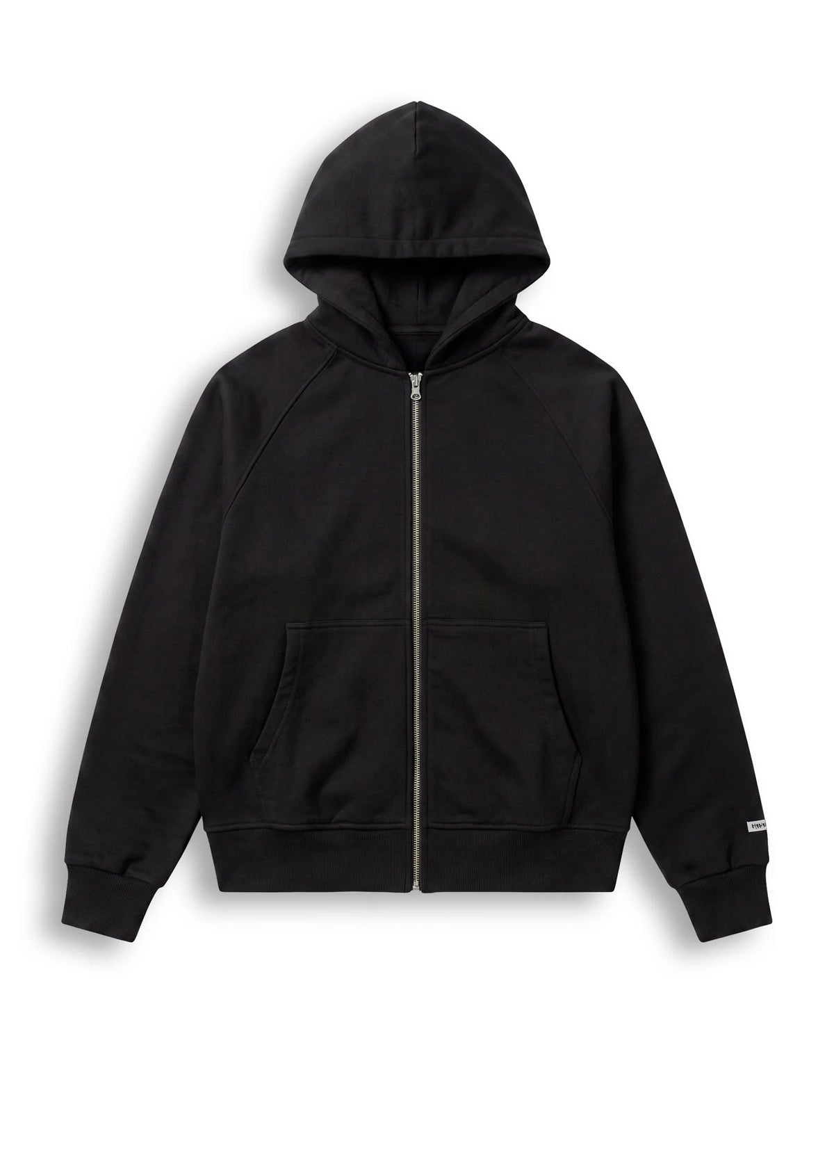 Felpa Zip Tex Premium Minimal Couture Nera